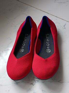 Rothy's Women's Bright Red  Ballet Flats